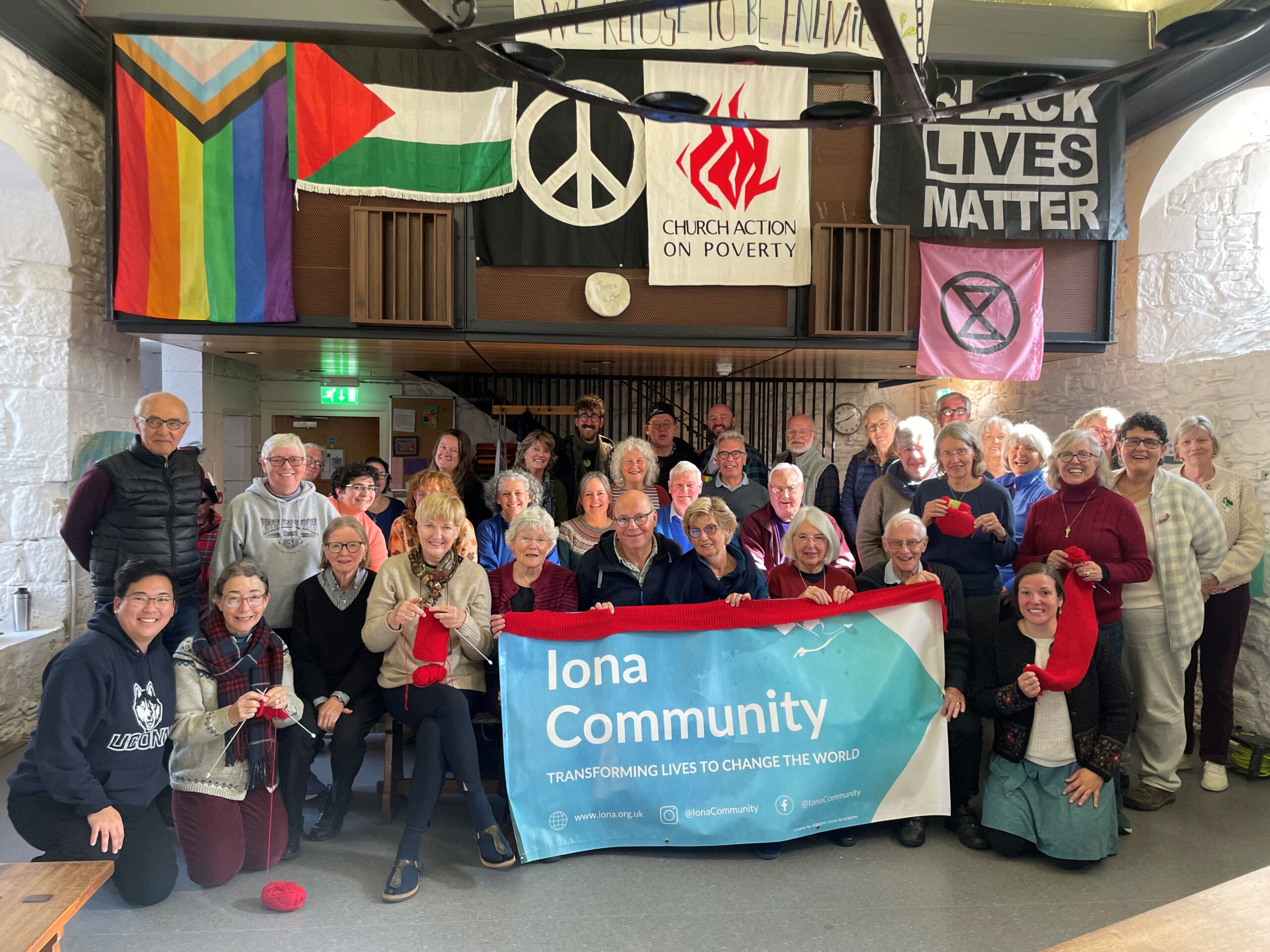 Dot Stewart, Iona Community volunteer coordinator, reflects on how knitting for the climate has helped her search for justice and peace.