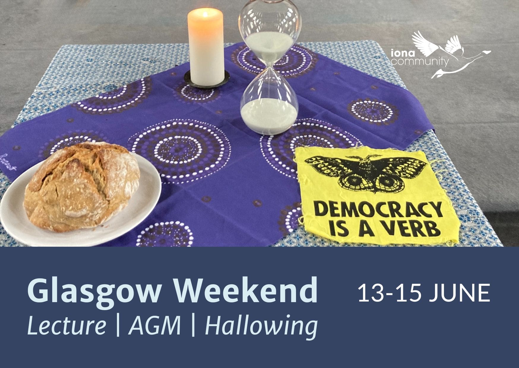 We will be gathering in Glasgow and online in June (13th-14th) to hold our AGM, hallow new Members and spend time together.