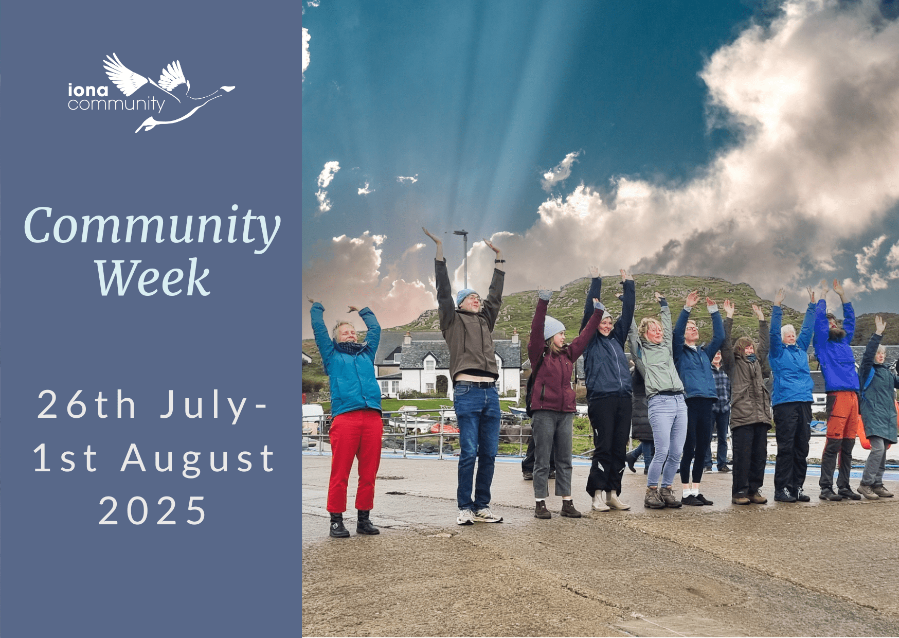 In August's Sounds of Iona, Ruth Harvey looks forward to Community Week 2025 on the Isle of Iona.