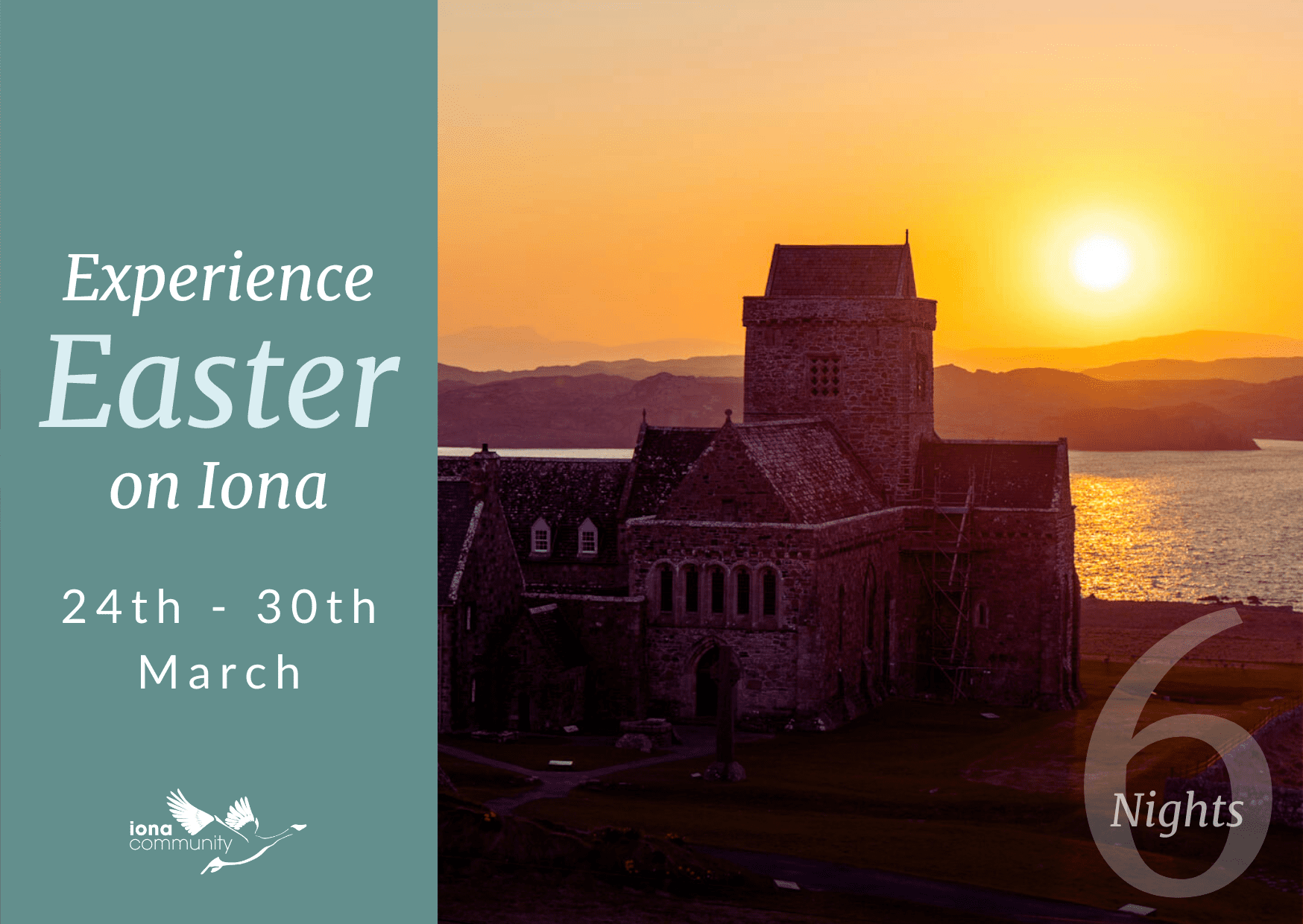 Easter Iona 2027 6 Nights