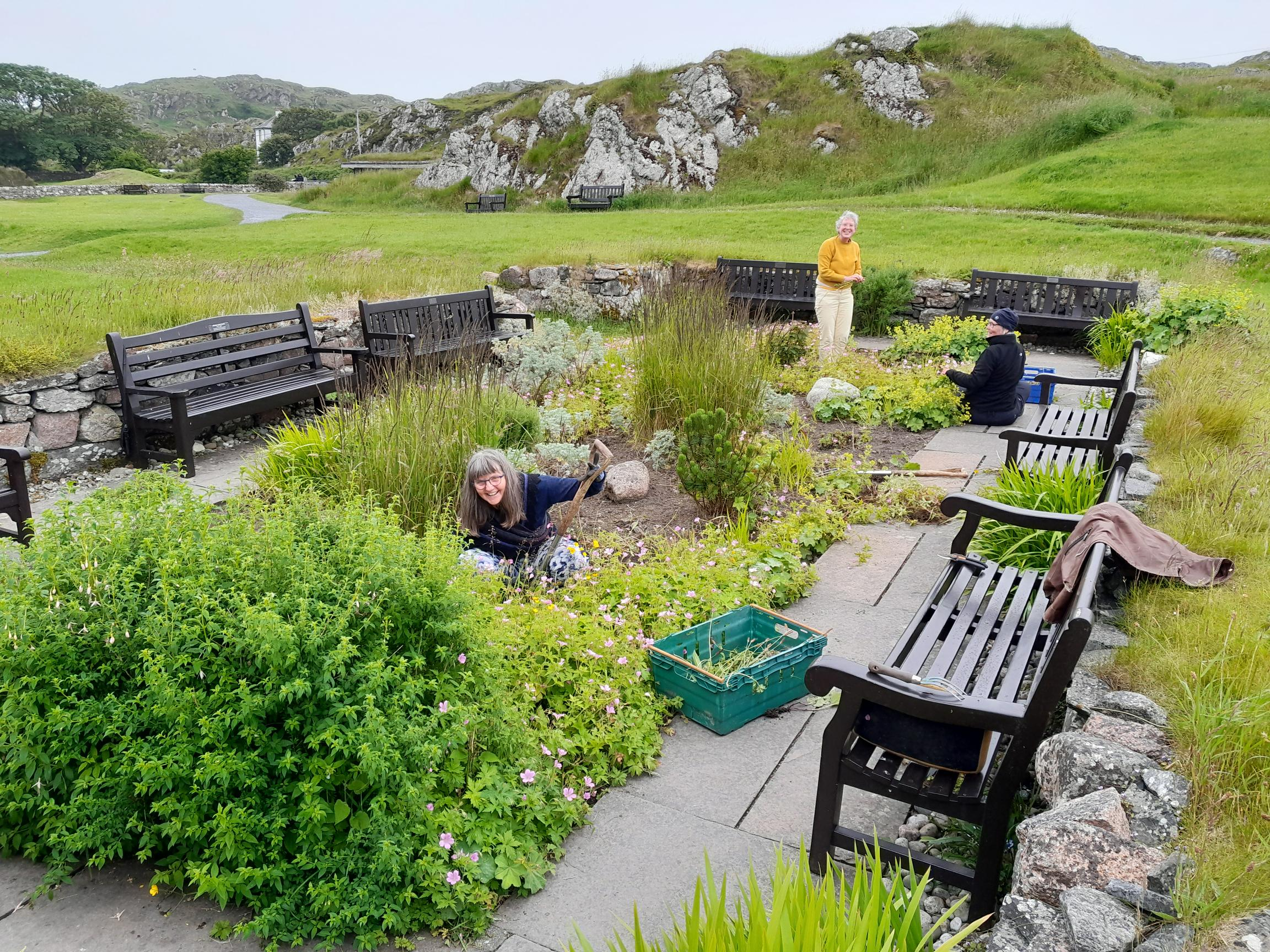 Joint Island Centre Gardener, Terry Over, shares his reflections from his first few weeks looking after the gardens at Iona Abbey and at Camas on Mull.